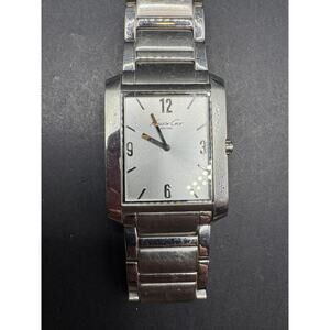 Kenneth Cole KC3662 Ultra-Thin Slim Silver Dial Stainless Steel Analog Watch